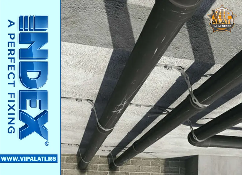 Perforirana traka 17x0,8 mm 10m Indexfix CIPE1708 za montažu instalacija
