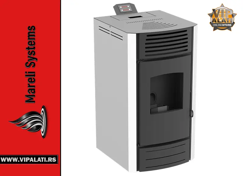 Kamin na pelet Mareli Onyx sa LCD displejom i automatskim upravljanjem