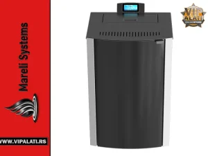 Kamin na pelet Mareli Onyx Full Glass sa full glass prednjom stranom i touch screen ekranom
