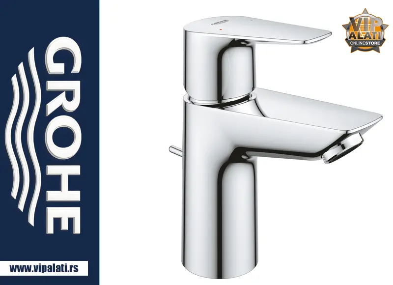 GROHE BauEdge New 2021 baterija za umivaonik 23328001 hromirana slavina za lavabo