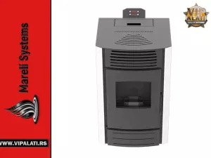 Kamin na pelet Mareli Onyx sa LCD displejom i automatskim upravljanjem