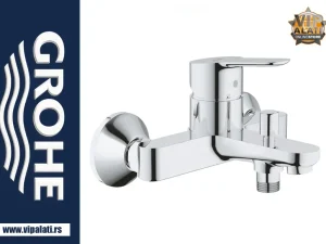 GROHE BauEdge New 2021 baterija za kadu 23604001 zidna hromirana slavina za kupatilo